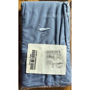 New The Company Store King Sham Classic Porcelain Blue 100% Cotton 20 x 36 in